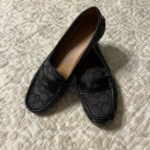 Coach signature loafers